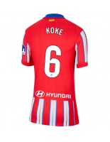 Atletico Madrid Koke #6 Domácí Dres pro Dámské 2024-25 Krátký Rukáv